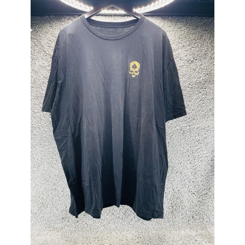 Zero Foxtrot T Shirt Mens Black Skull Lion Mane I Drink & Slay Things 3XL Shirt